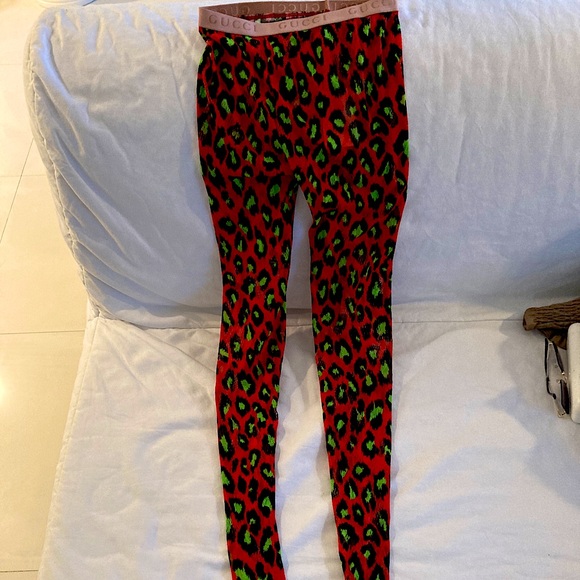 green gucci tights